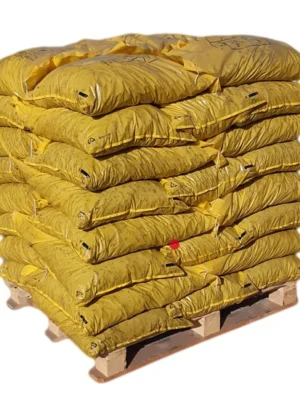 Palette mit 40 Säcken à 25 kg – Anthrazitkohle 30/50 Superior