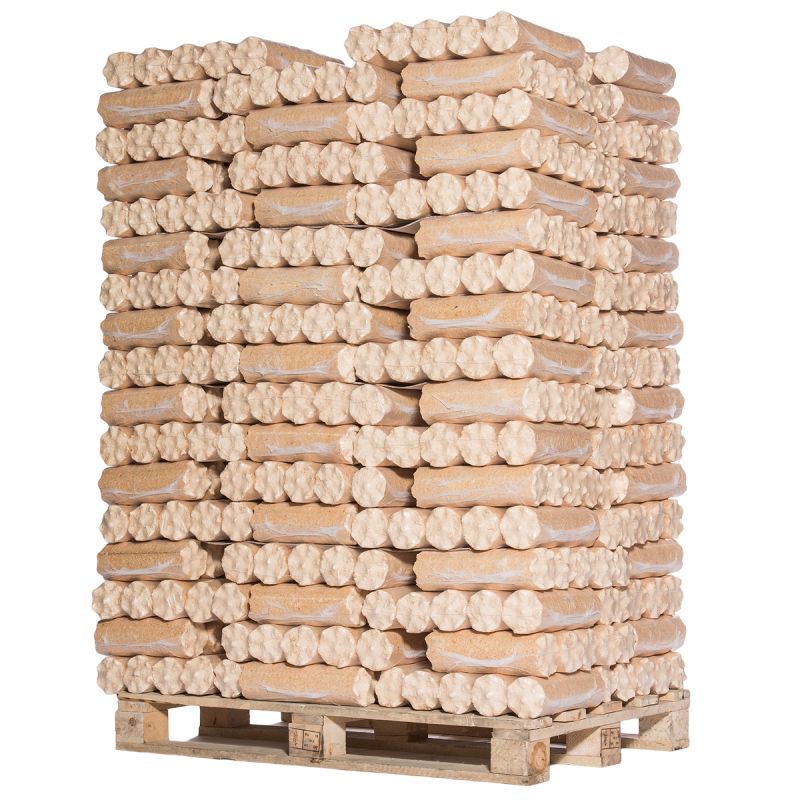VERDICHTES HOLZ – WEICHHOLZ – PALETTE 960 KG