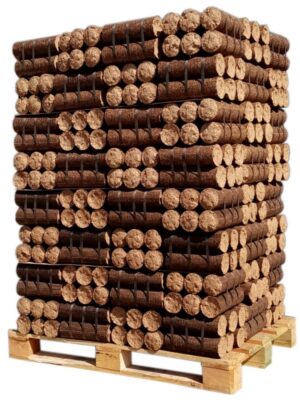 VERDICHTES HOLZ – HART- UND WEICHHOLZ – PALETTE 960 KG
