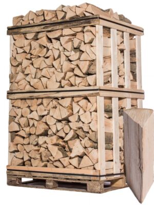 Brennholz 33 cm (-2 m³ Palette - gemischte Holzarten) - 3 Kubikmeter