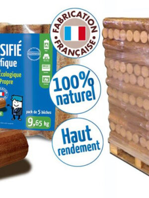 WOODSTOCK Kaminholz, 3 Paletten, 312 Säcke à 5 Holzscheite