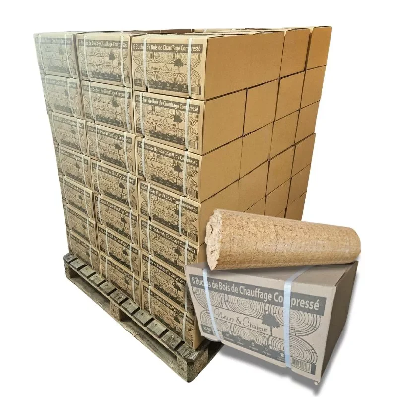 Komfortables, verdichtetes Holz – 960 kg Palette – Hartholz und Weichholz