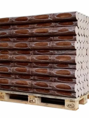 100 % gepresstes Buchenholz – 960 kg Palette