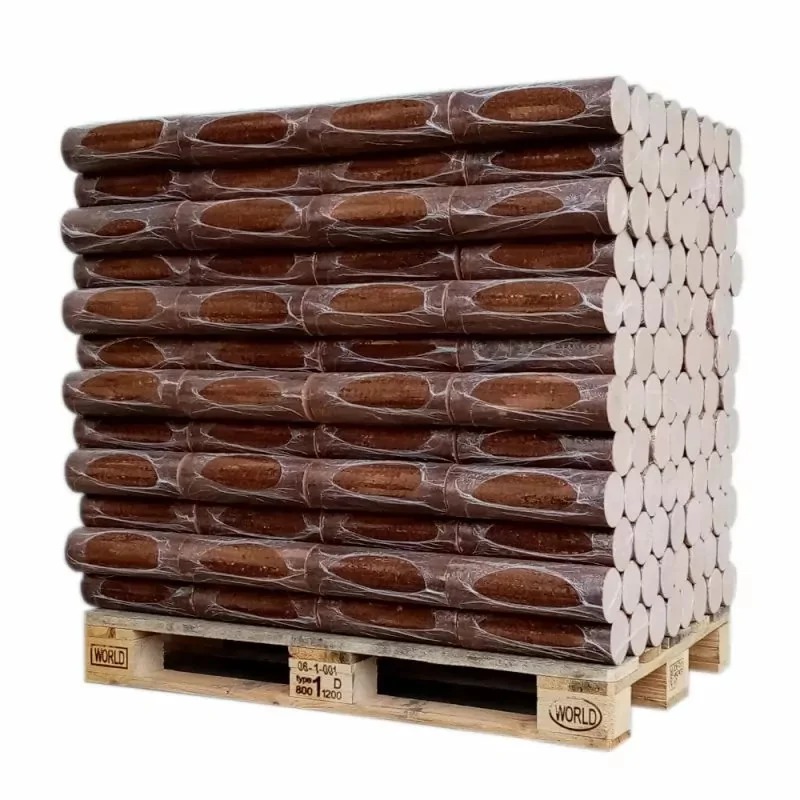 100 % gepresstes Buchenholz – 960 kg Palette