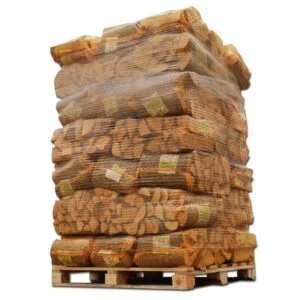 40 Stück à 25 kg Holzscheite – 30 cm Hartholzmischung