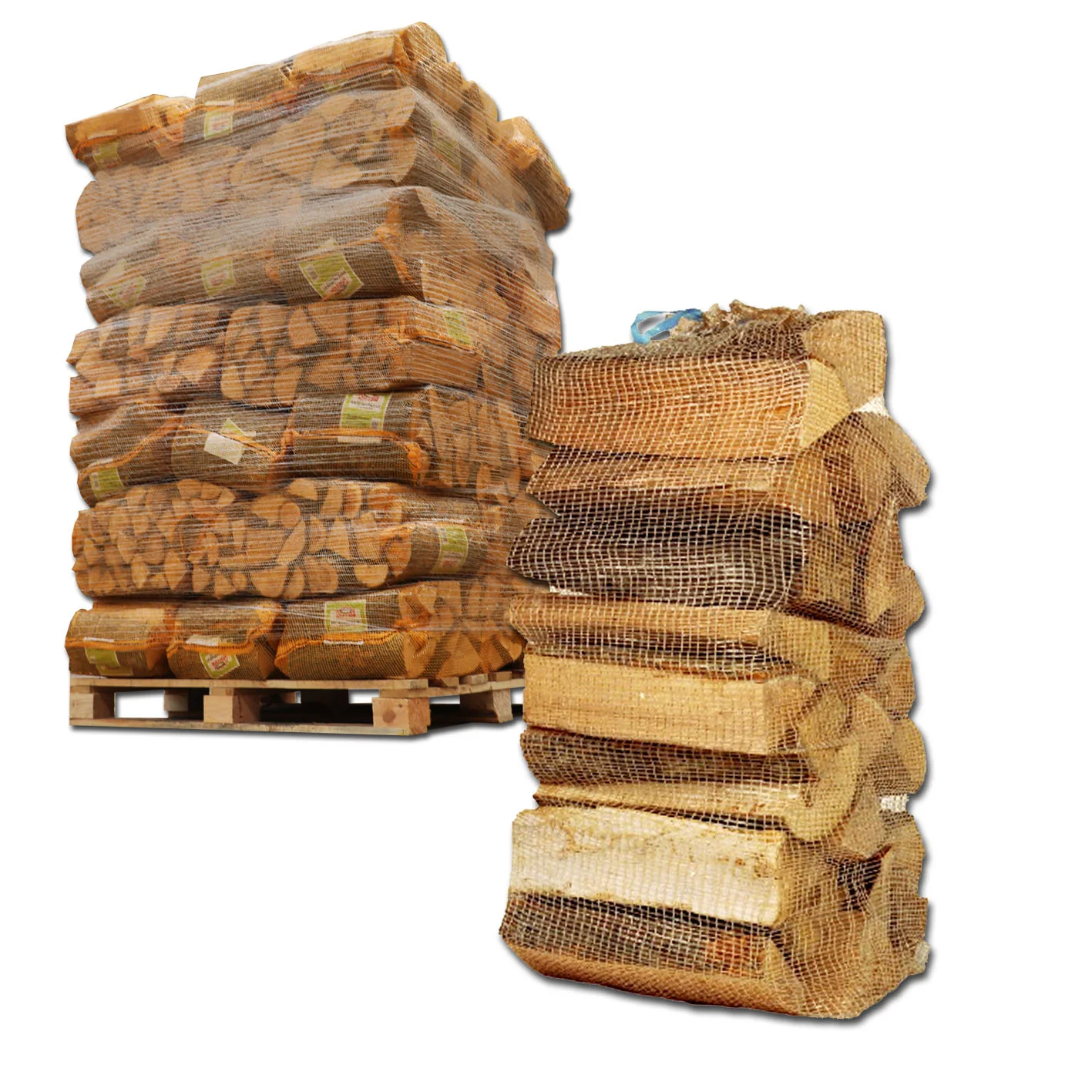 Brennholz 10-33 cm – Sack 1,9 Ster – Buche