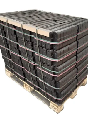 Braunkohlebriketts 1 T Palette (40 Pakete à 25 kg)
