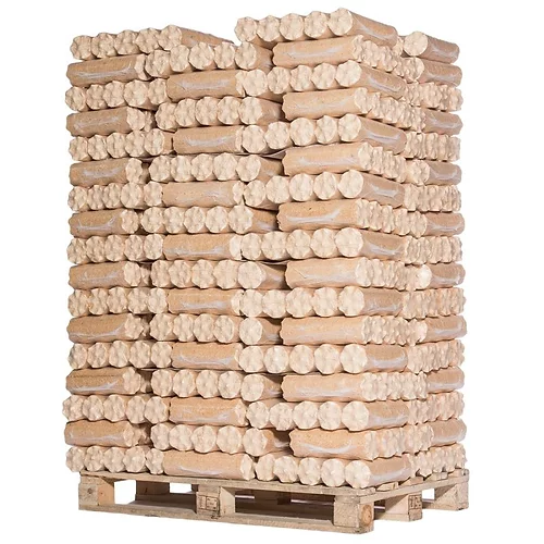 Verdichtetes Holz – 100 % Weichholz – 960 kg Palette
